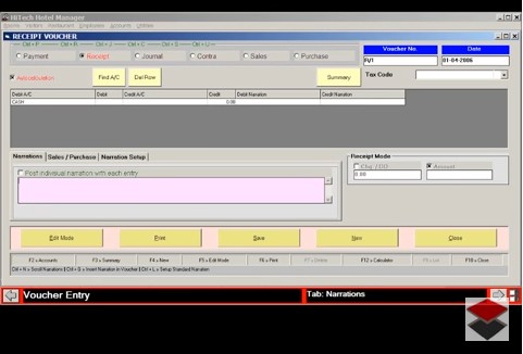 Financial Accounting Software for Business, Trade, Industry, Use HiTech Financial Accounting and Business Management Software made specifically for users in Hotels, Motels, Guest houses etc. Increase profitability through enhanced business management.