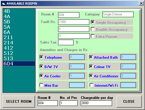 Hotel Reservation System Software, HiTech Hotel Manager, Accounting Software for Hotels, Hotel Software, Business Management and Accounting Software for Hotels, Restaurants, Motels, Guest Houses. Modules : Rooms, Visitors, Restaurant, Payroll, Accounts & Utilities. Free Trial Download